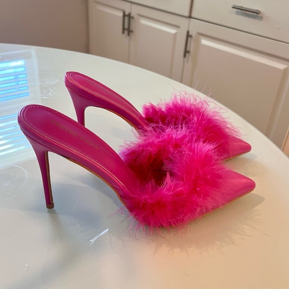 hot pink azalea wang heels! only worn once - Picture 2 of 4